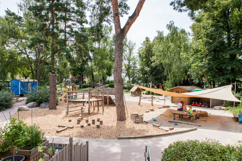 Garten in unserer Humanistischen Kindertagesstätte in Berlin-Bohnsdorf
