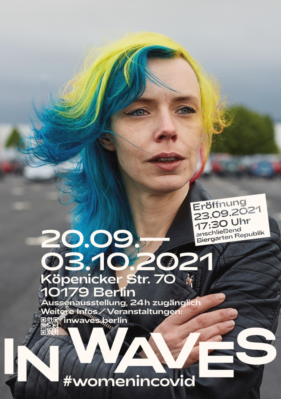 Außenausstellung 24 Fotografinnen vom 20.09.2021 - 03.10.2021 in Berlin
